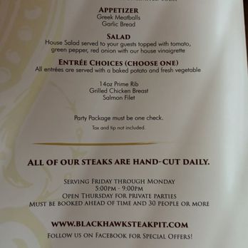 Blackhawk Steak Pit - Steakhouses Near Me - Oregon, Illinois Blackhawk Steak Pit - Steakhouses Near Me - Oregon, Illinois