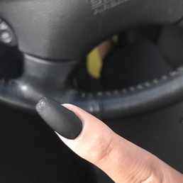 My technician put so much nail polish that it couldn't dry after sitting there for two hours. My technician put so much nail polish that it couldn't dry after sitting there for two hours.