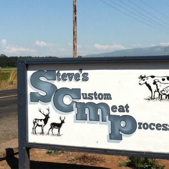 Steve's Custom Meat Processing - a sign for steve's custom meat processing - Butcher Near Me - Lebanon, Oregon Steve's Custom Meat Processing - a sign for steve's custom meat processing - Butcher Near Me - Lebanon, Oregon