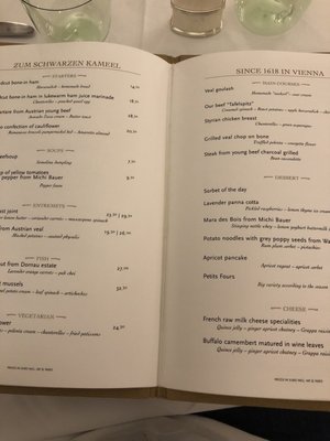Menu photo 6 Zum schwarzen Kameel Vienna, 9 Menu photo 6 Zum schwarzen Kameel Vienna, 9