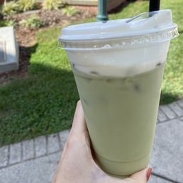 Iced matcha latte Iced matcha latte
