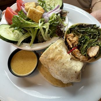 Grill 309 - Chicken wrap and side salad - Bars Near Me - Culpeper, Virginia Grill 309 - Chicken wrap and side salad - Bars Near Me - Culpeper, Virginia