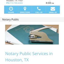 Postal Zone - Notary Services