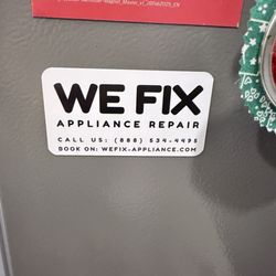 We Fix Appliance Repair - The company that came in.