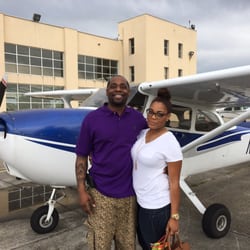 New Orleans Aerial Tours & Flight Training - Us and the plane we took our tour on.