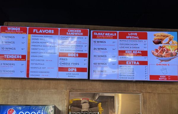 Menu photo 1 Love Chick-In Visalia, CA