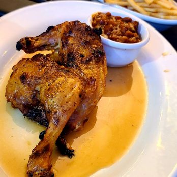 Weber Grill Restaurant - Beer Can Chicken, Fries & Baked Beans 5/5 - Barbeque Near Me - Schaumburg, Illinois