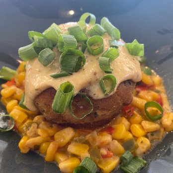 Paddlefish - Crab cakes appetizer - Seafood Near Me - Orlando, Florida Paddlefish - Crab cakes appetizer - Seafood Near Me - Orlando, Florida