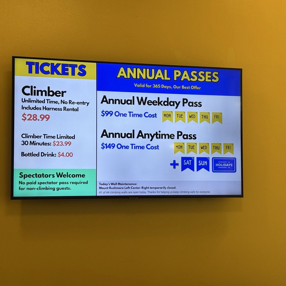ClimbZone - Prices - Climbing Near Me - Bloomington, Minnesota