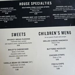 McGurk"s Menu
