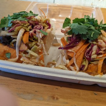 The Mad Taco - Veg taco- yam, coleslaw, cilantro - Latin American Near Me - Waitsfield, Vermont The Mad Taco - Veg taco- yam, coleslaw, cilantro - Latin American Near Me - Waitsfield, Vermont