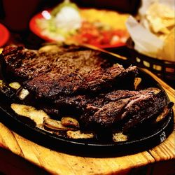 La Roca - Fabulous Brisket Fajitas for 2. Superb. The best we have ever had. Added to moi 2026 list of fave Mexican restaurants OuiOui.