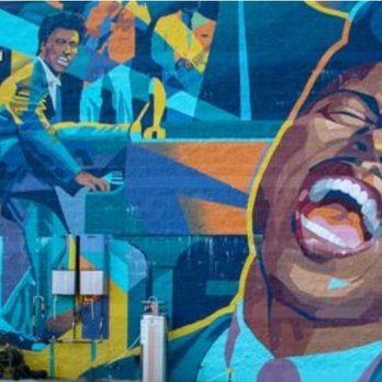 Mid City Mural’s - Little Richard mural! - Public Art Near Me - Huntsville, Alabama Mid City Mural’s - Little Richard mural! - Public Art Near Me - Huntsville, Alabama