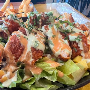 Houston TX Hot Chicken - Southwest Salad - Chicken Shop Near Me - Houston, Texas