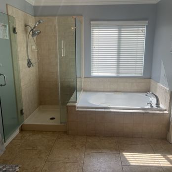 Concierge Home Remodeling - Before shower and bath. - General Contractors Near Me - Woodland Hills, California