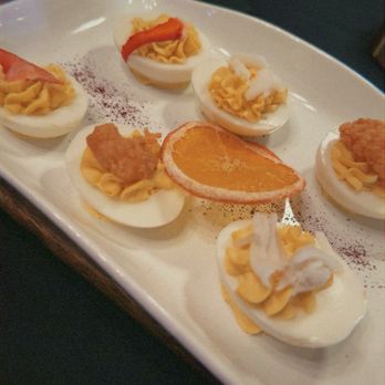Deluxe Fun Dining - Deviled eggs - Bars Near Me - Charlotte, North Carolina Deluxe Fun Dining - Deviled eggs - Bars Near Me - Charlotte, North Carolina