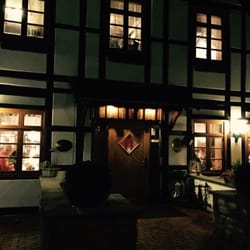 Mühlenhus - Außenansicht am Abend