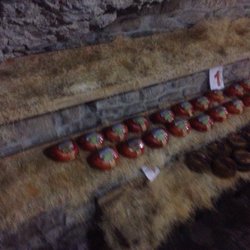 Vendita Salumi - Resting cheese. It's tired.