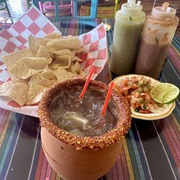 Paloma, fresh corn chips, pico de gallo Paloma, fresh corn chips, pico de gallo