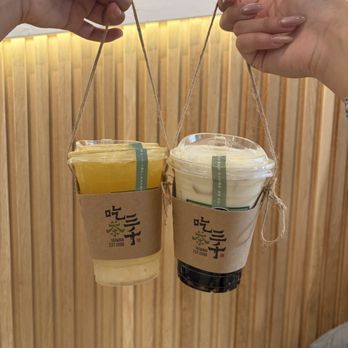 CHICHA San Chen - Orange high mountain pouchong High mountain pouchong milk tea - Tea Rooms Near Me - Los Angeles, California