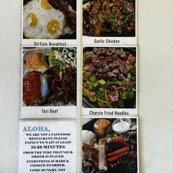 Str’Eats of Aloha - Pictures of plates - Japanese Near Me - Honolulu, Hawaii