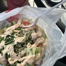 Raspberry Strawberry Tea & salmon bowl Raspberry Strawberry Tea & salmon bowl