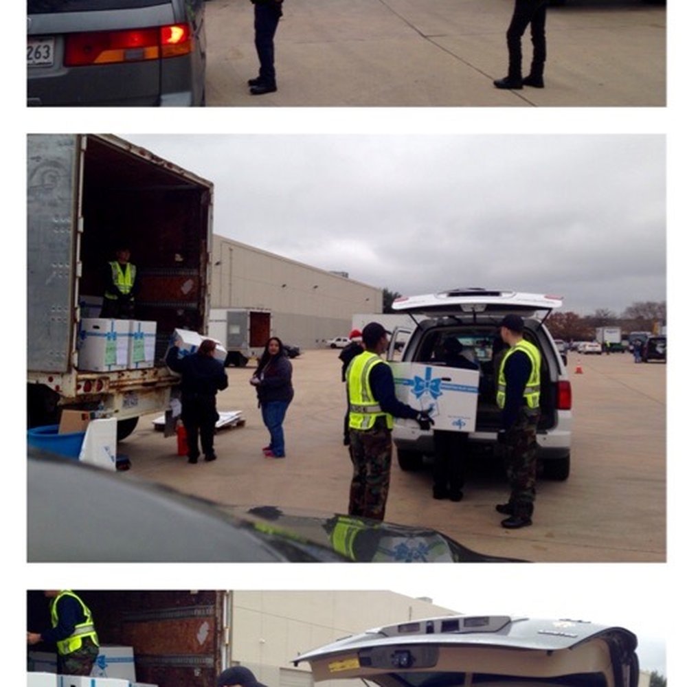 Operation Blue Santa - Loading for deliveries after an hour in the car line. Next year, we will get up earlier! - Community Service/Non-Profit Near Me - Austin, Texas