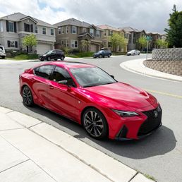 Red Sports Car. Lexus. Red Sports Car. Lexus.