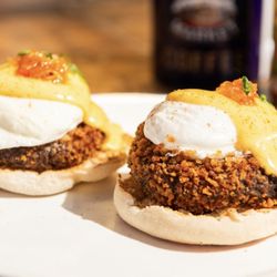 Luzianne Cafe - Boudin Benedict