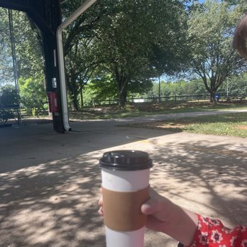 Greenlove Coffee - Large latte half and half - Coffee & Tea Near Me - Greensboro, North Carolina
