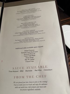 Menu photo 6 Fahrenheit 555 Steakhouse Miami, FL Menu photo 6 Fahrenheit 555 Steakhouse Miami, FL
