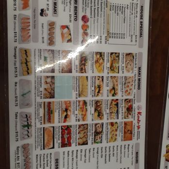 Kenko Ya - Menu - Japanese Near Me - Kaneohe, Hawaii