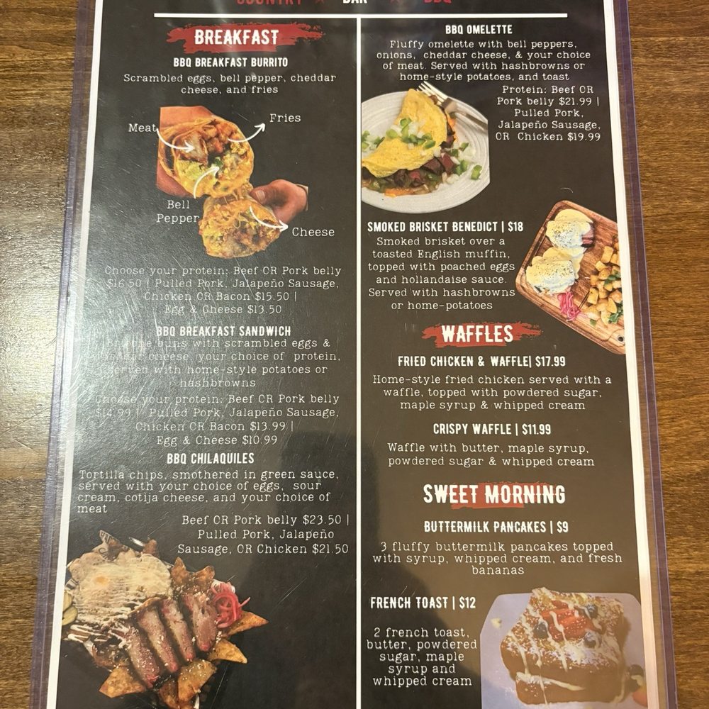 Cornerstone BBQ - Menu as of April 2026 - Barbeque Near Me - Beaumont, California