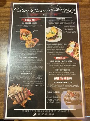 Menu photo 4 Cornerstone BBQ Beaumont, CA