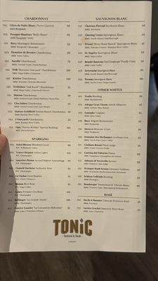 Menu photo 3 Tonic Seafood & Steak Wilmington, DE Menu photo 3 Tonic Seafood & Steak Wilmington, DE