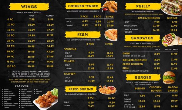 Menu photo 1 Wings & Deli Cafe Loganville, GA Menu photo 1 Wings & Deli Cafe Loganville, GA