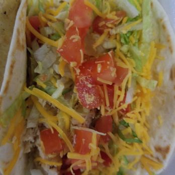 Taco Hut - This is one of the soft tacos. - Mexican Near Me - Ontario, California Taco Hut - This is one of the soft tacos. - Mexican Near Me - Ontario, California