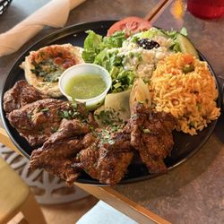 Habibi's Express - Beef skewers plate