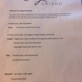 Organi Chiado - Today's ment - Vegan Near Me - Lisbon, 11