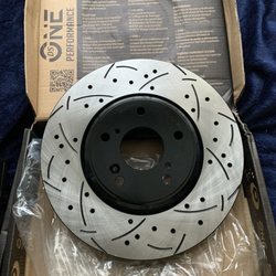Milford Mitsubishi - The new rotors, and pads I put on the car