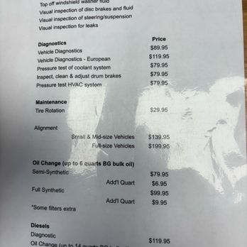 Royse City Auto Care - Service prices - Auto Repair Near Me - Royse City, Texas Royse City Auto Care - Service prices - Auto Repair Near Me - Royse City, Texas