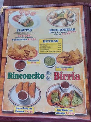 Menu photo 5 El Toro Coatzingo Camp Hill, PA Menu photo 5 El Toro Coatzingo Camp Hill, PA