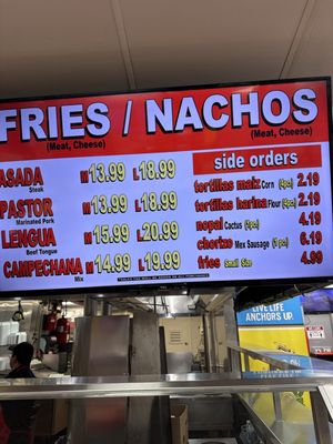 Menu photo 8 Tacos El Pastor Las Vegas, NV