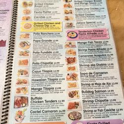 Fiesta Grill - Menu