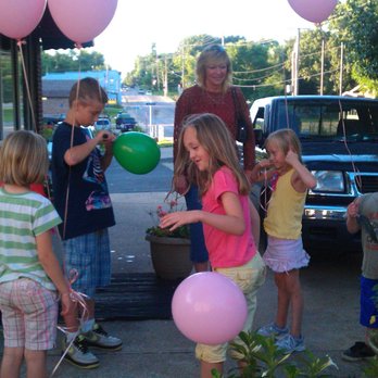 Gallina Pizza - a group of children playing with balloons - Pizza Near Me - Riverton, Illinois