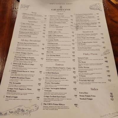 Menu photo 2 Grapevine Restaurant Baguio, BEN