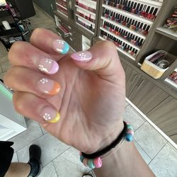 Nails Studio II - summer flower coffin nails