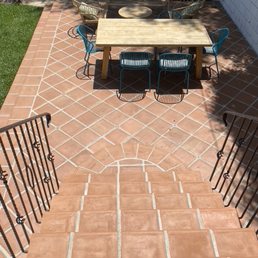 Patio tiles after - like new! Patio tiles after - like new!