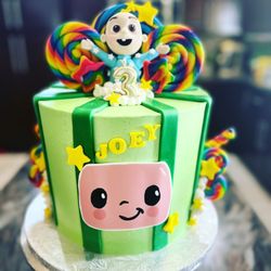Cake Doll - COCOMELON cake with JJ sculpture