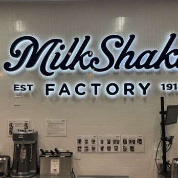 MilkShake Factory Preston Valley - Sign - Ice Cream & Frozen Yogurt Near Me - Dallas, Texas